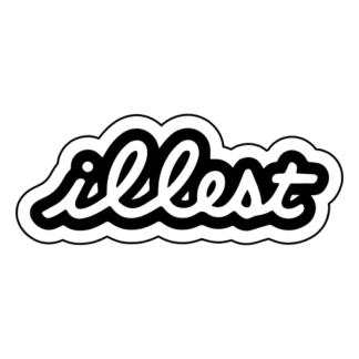 Illest Sticker (Black)